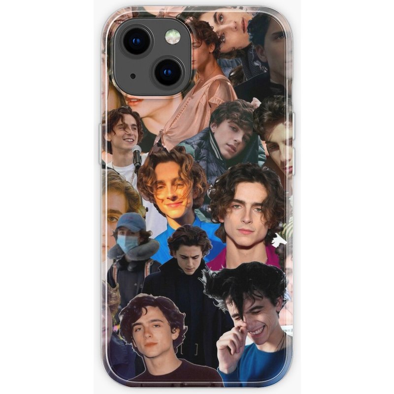 Timothée Chalamet Photo Collage iPhone Case — Phone Case
