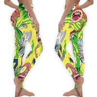 Leggings Interdimensionnels Twist C-137 de Rick And Morty — Legging femme