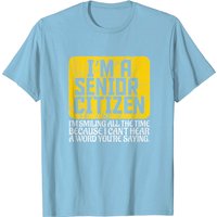 T-shirt pour hommes Senior Citizen Deaf - Malentendant