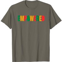 T-shirt pour hommes Empowered Black History Month Civil Rights