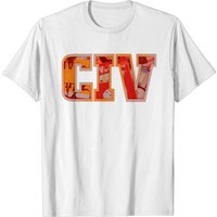 T-Shirt CIV pour hommes en noir