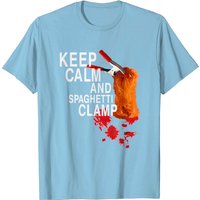 T-shirt Keep Calm et Spaghetti Clamp pour hommes