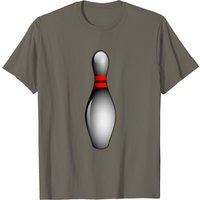 T-Shirt Bowling Pin pour Hommes - Noir — T-shirts pour hommes
