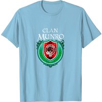 T-shirt avec blason de clan écossais Munro pour hommes