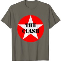 T-shirt Clash Star pour hommes en noir