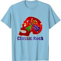 T-Shirt Classic Rock Skull pour hommes