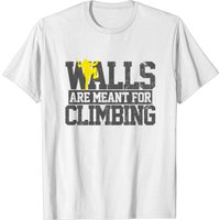 T-Shirt pour Hommes Walls Are Meant For Climbing — T-shirts pour hommes