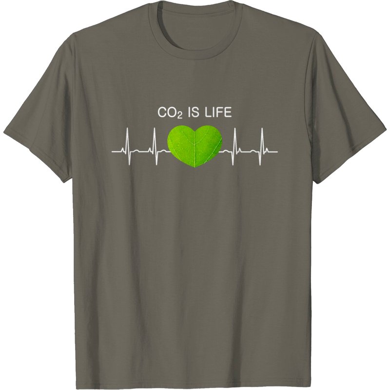 T-shirt Co2 Is Life pour hommes en noir — T-shirts pour hommes