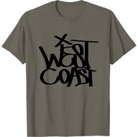 T-Shirt West Coast pour Hommes - Royal