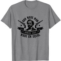 T-shirt Samuel Colt Made Em Equal pour hommes — T-shirts pour hommes