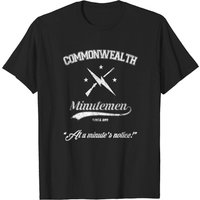 Commonwealth Minutemen T Shirt for Men - Black