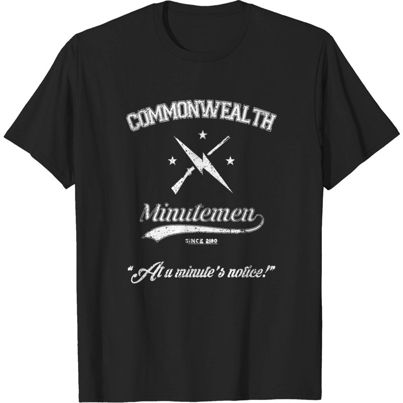 T-shirt Commonwealth Minutemen pour hommes - Noir — T-shirts pour hommes
