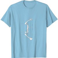 T-Shirt pour hommes avec diagramme de arc à poulies — T-shirts pour hommes
