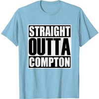 Creative Design Straight Outta Compton T-Shirt for Men
