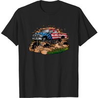Mega Mud Truck USA Men's T-Shirt