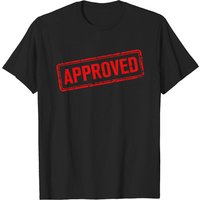 T-Shirt pour hommes APPROVED en noir — T-shirts pour hommes