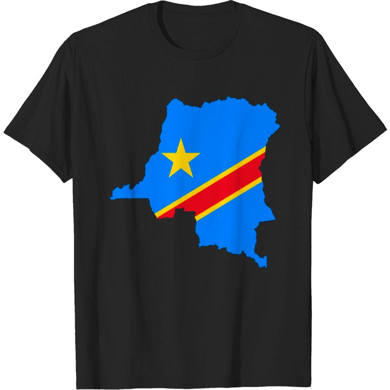 T-Shirt Congo pour hommes en noir — T-shirts pour hommes