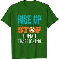 Rise Up Stop Human Trafficking Save Our Children Men's T-Shirt