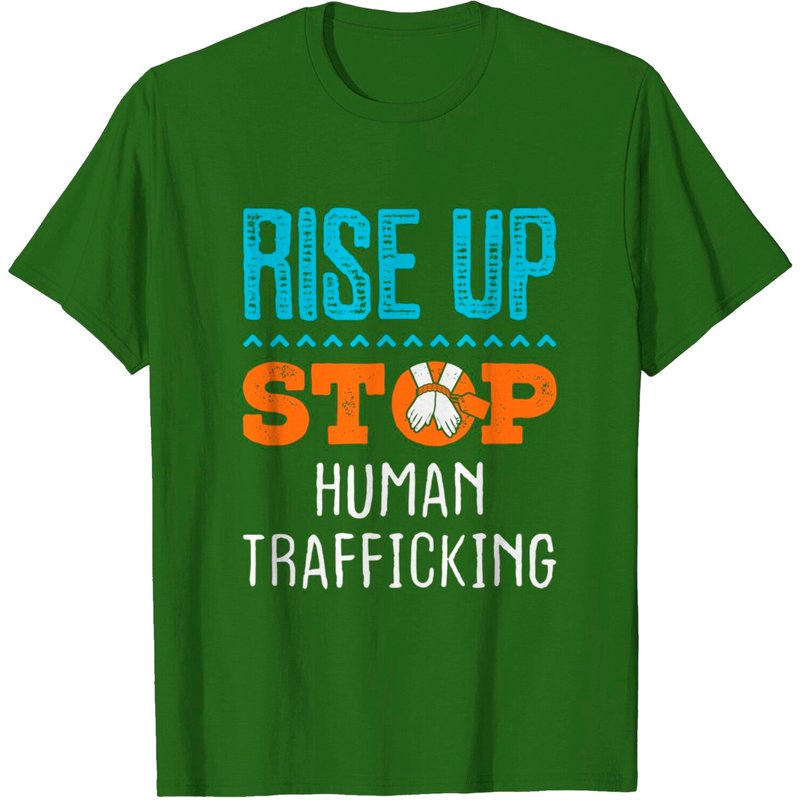 T-shirt pour hommes Rise Up Stop Human Trafficking Save Our Children — T-shirts pour hommes
