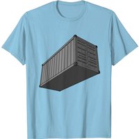 T-Shirt Conteneur Maritime pour Hommes en Noir — T-shirts pour hommes