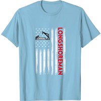 T-shirt Longshoreman Drapeau USA pour Hommes — T-shirts pour hommes