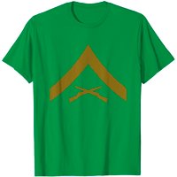 T-Shirt pour Hommes Lance Corporal LCpl Marines Rank Mission Militar