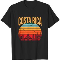 T-Shirt Costa Rica pour hommes en noir — T-shirts pour hommes