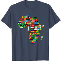 T-Shirt Carte de l'Afrique pour Hommes — T-shirts pour hommes