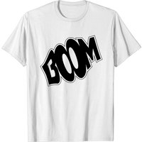 T-shirt Boom Onomatopoeia pour hommes