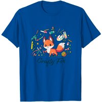 T-shirt Crafty Fox pour hommes en cendre