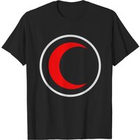 T-shirt Red Crescent pour hommes - Noir — T-shirts pour hommes