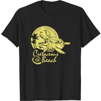T-shirt Cretaceous Beach pour hommes - Noir