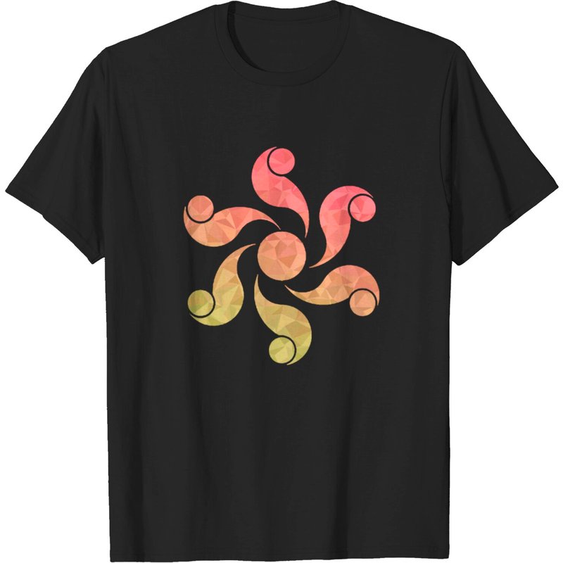 T-shirt Crop Circles pour hommes en noir — T-shirts pour hommes