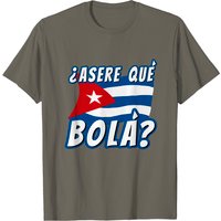 T-Shirt avec un dicton cubain et le drapeau de La Havane
