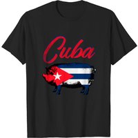 T-shirt Cuba Flag Puerco Cubano pour hommes