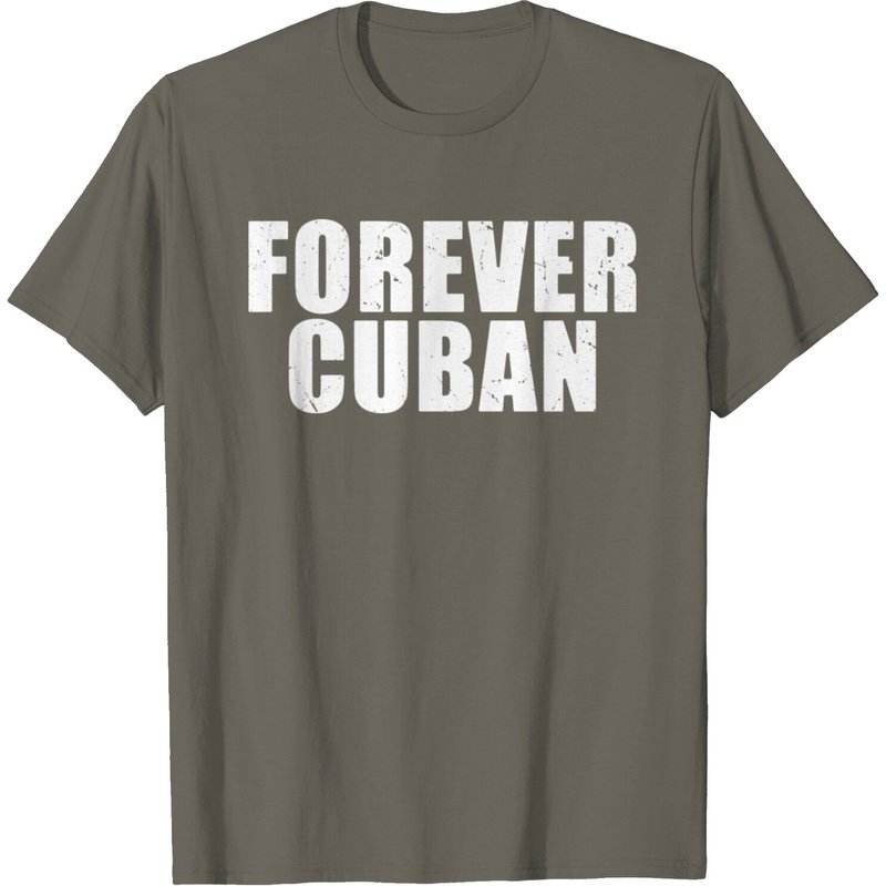 T-Shirt Forever Cuban pour Hommes - Noir