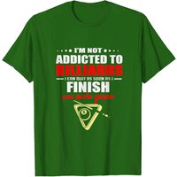 T-shirt Billiard Ball Joueur de Billard Cue Pool 8 Ball pour Hommes — T-shirts pour hommes