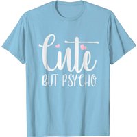 T-shirt Cute But Psycho pour hommes en noir — T-shirts pour hommes