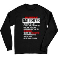 Rules For Dating My Daughter Dad Gifts Long Sleeve T-Shirt