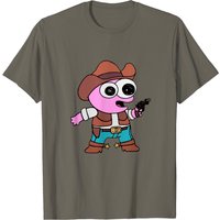 Smiling Friends Cowboy Pim - Adult Swim T-Shirt for Men — Mens T Shirts