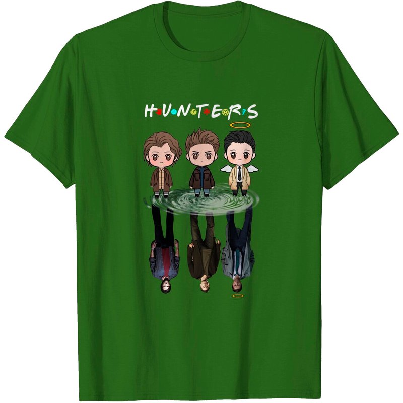 Hunters Supernatural Water Reflection Shirt for Men - Black
