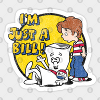 Autocollant Vintage Just A Bill - Schoolhouse Rock — Autocollants et stickers