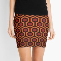 The Shining Carpet Pattern Mini Skirt — Women's Skirts