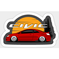 Civic Si JDM Style Sticker