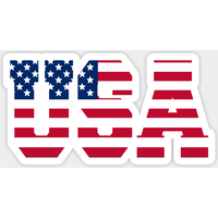 Autocollant Usa - Usa pour personnalisation créative — Autocollants et stickers