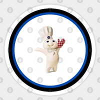 Funny Doughboy Sticker