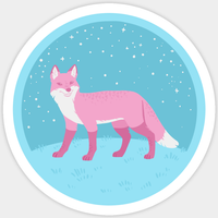 Trans Fox - Pride Sticker