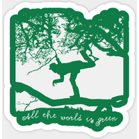 Tom Waits - All The World Is Green Sticker — Stickers & Decals
