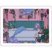 Urban Mermaid Aesthetic Sticker
