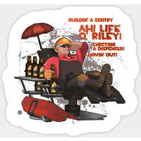 Autocollant Red Engineer - Team Fortress 2 — Autocollants et stickers